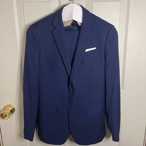 Men's Wearhouse Egara Navy Blue Suit Set